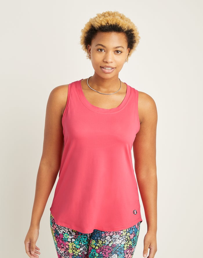 Champion Soft Touch Cutout Tanktop Dames - Koraal - Belgie 5971SDREC